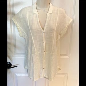 Lucky Brand lightweight top - yellow Small